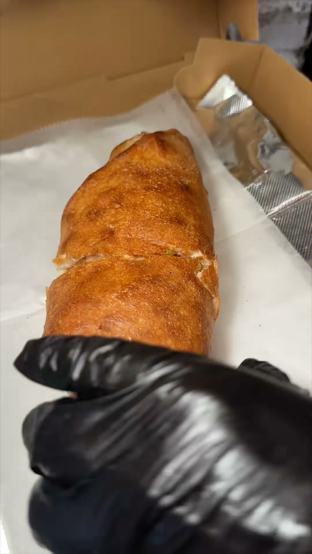Chicken Cutlet Penne Alla Vodka Pizza Roll