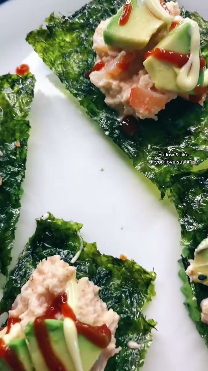 Crab and Shrimp Sushi Bites
