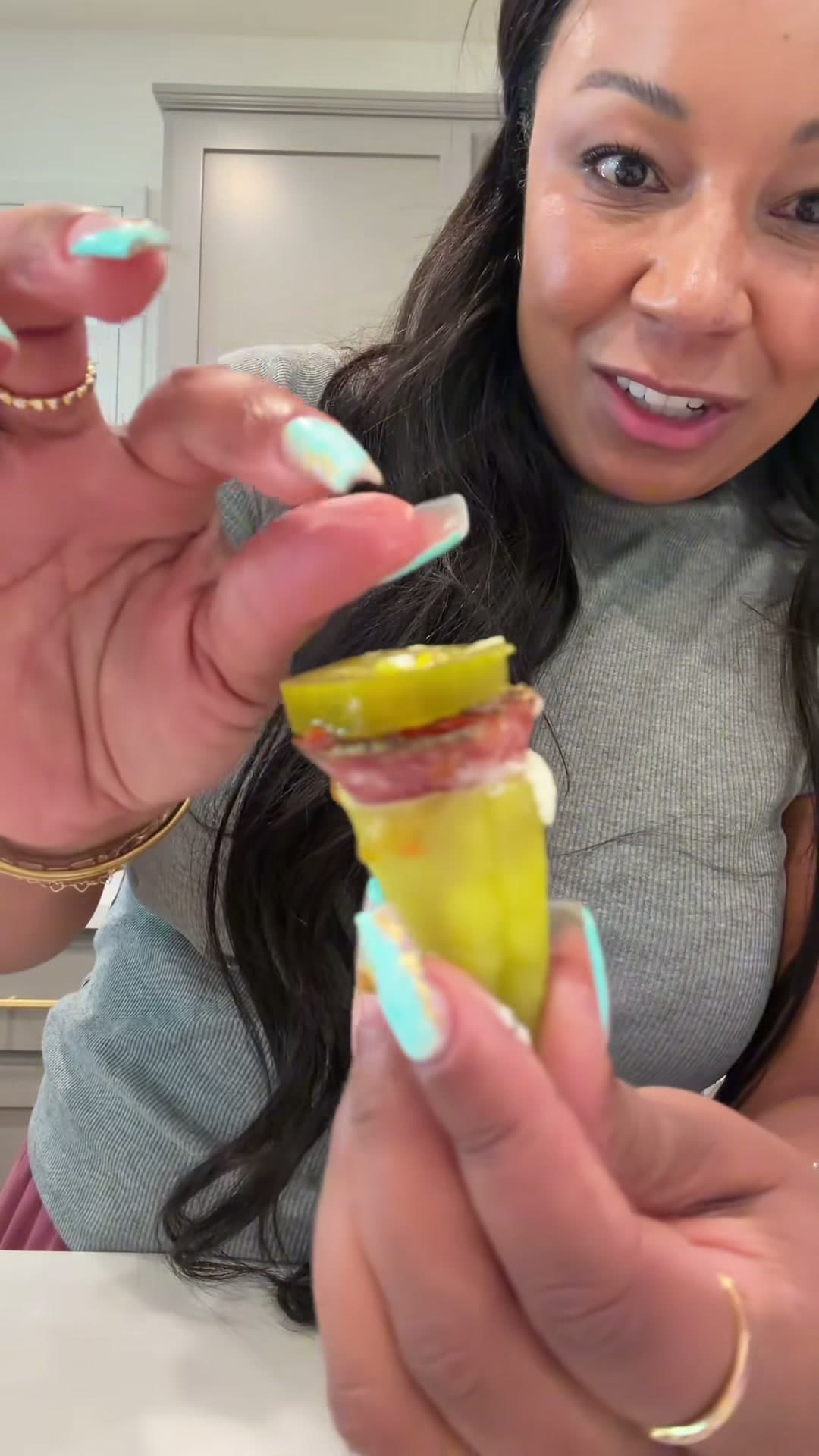 Spicy Stuffed Pepperoncini