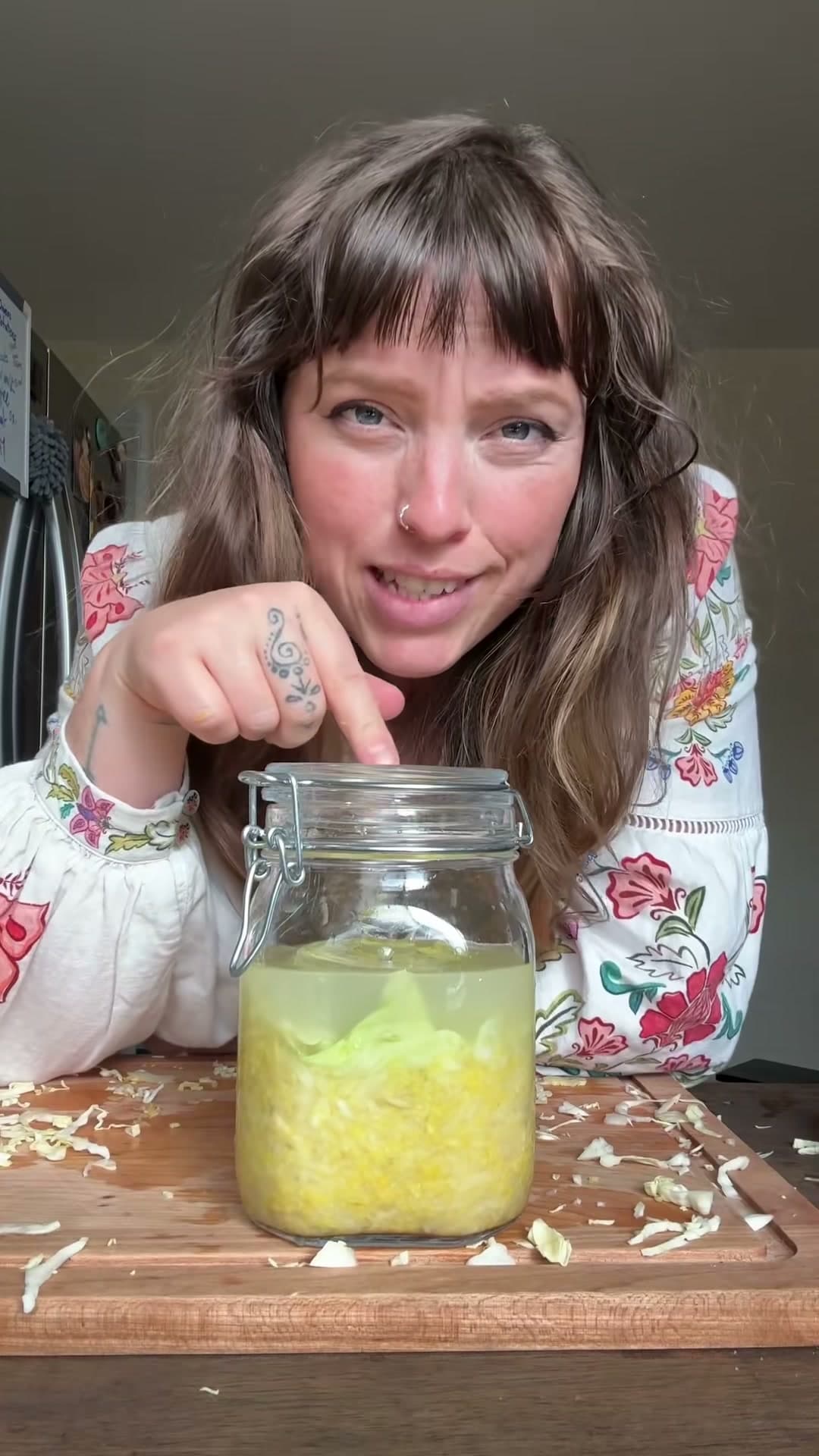 Homemade Sauerkraut