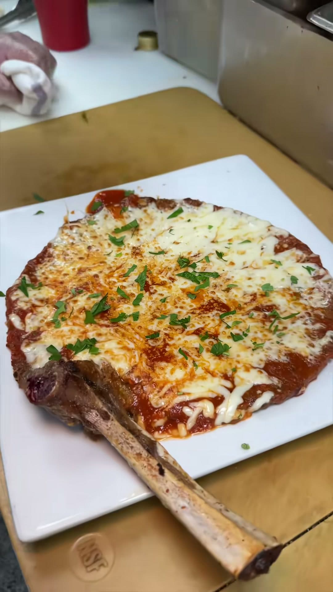 Veal Chop Parmesan