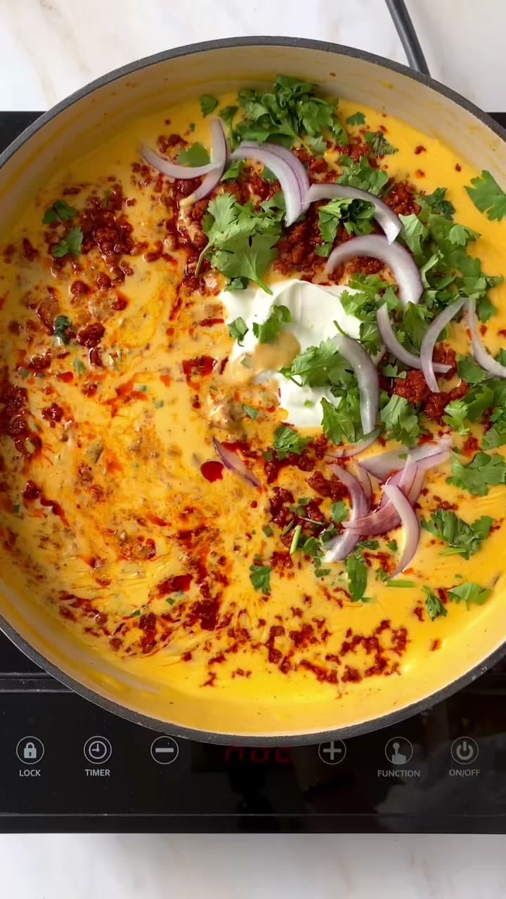 Chorizo Chipotle Queso Dip