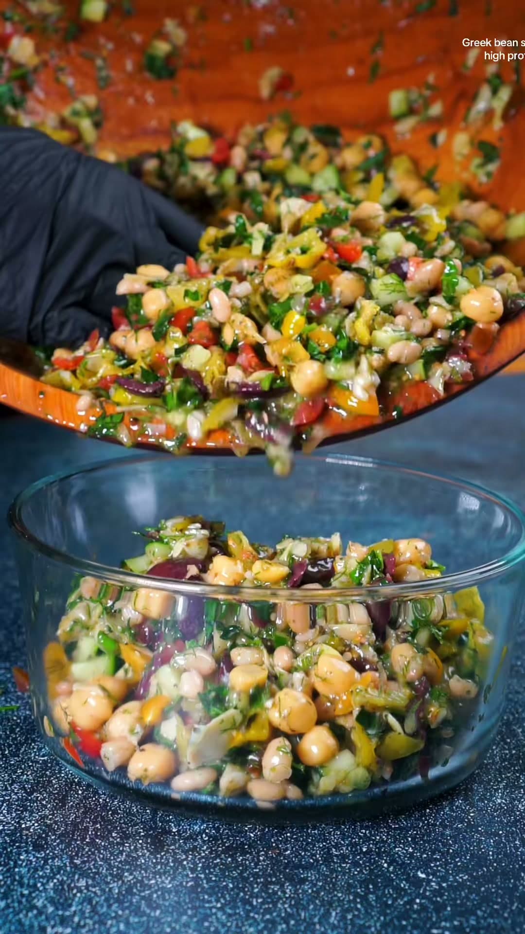 Greek Chickpea and White Bean Salad