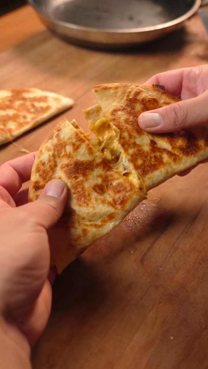 Lower Calorie Chicken Quesadilla