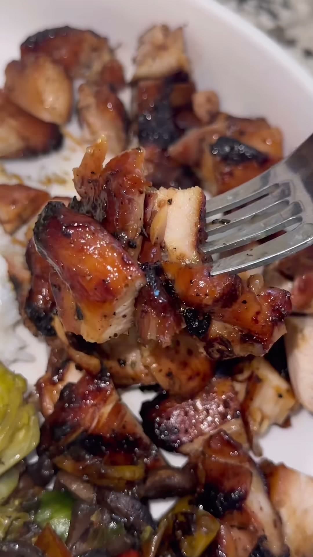 Grilled Teriyaki Chicken Thighs