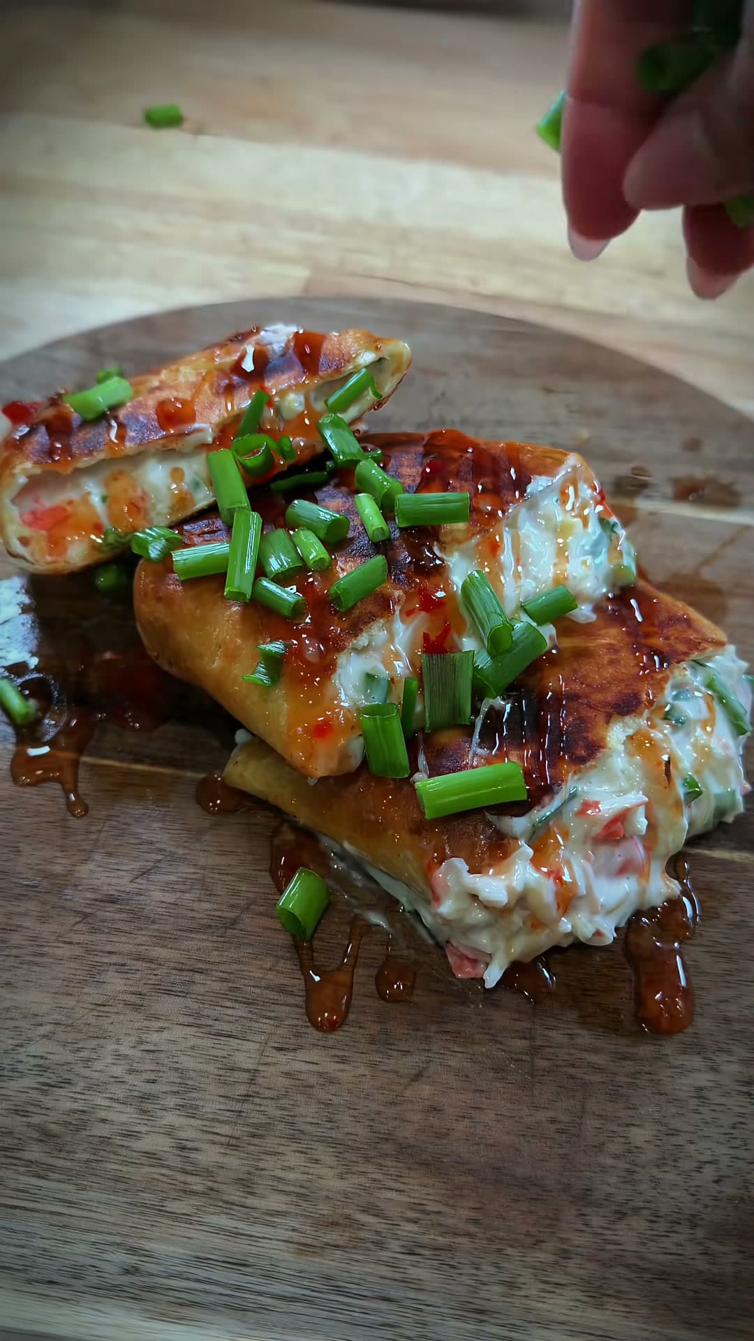 Cream Cheese Rangoon Burrito