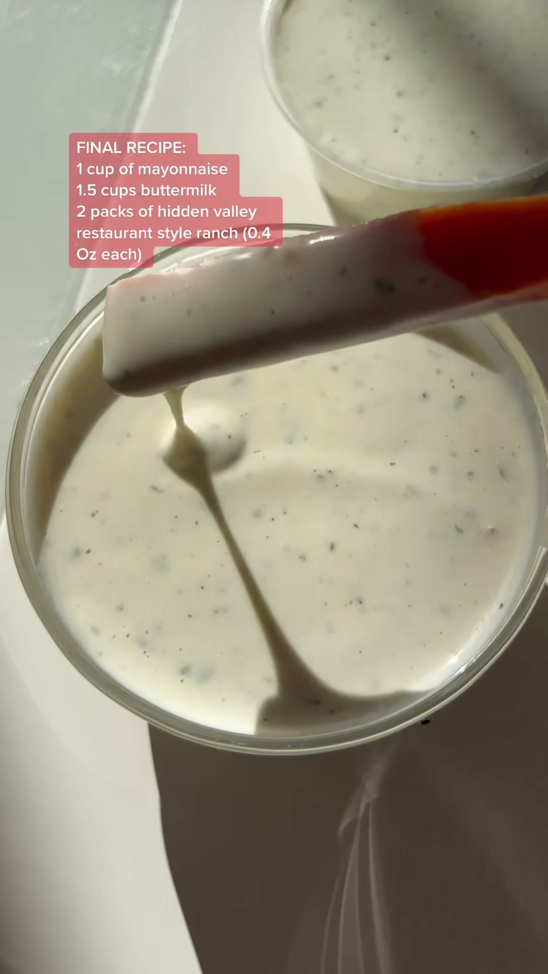 Homemade Restaurant-Style Ranch Dressing