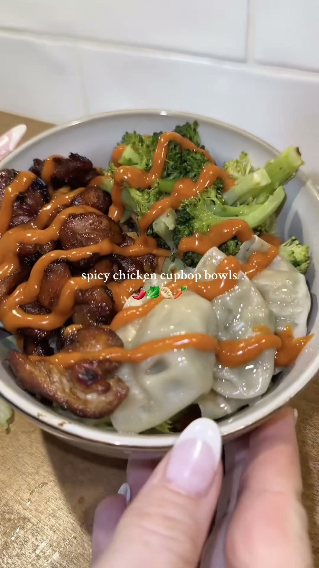 Spicy Chicken Cupbop Bowls