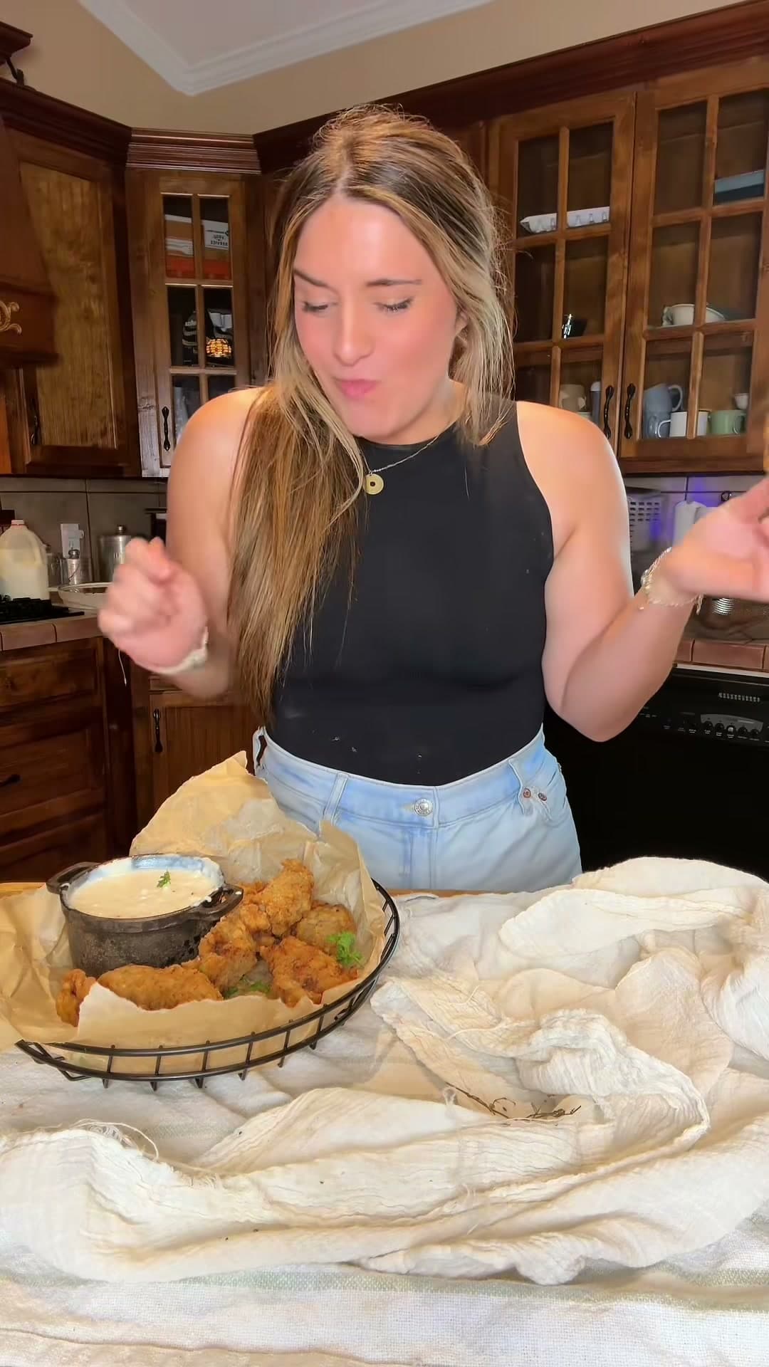 Chicken Fried Steak Fingers and Gravy