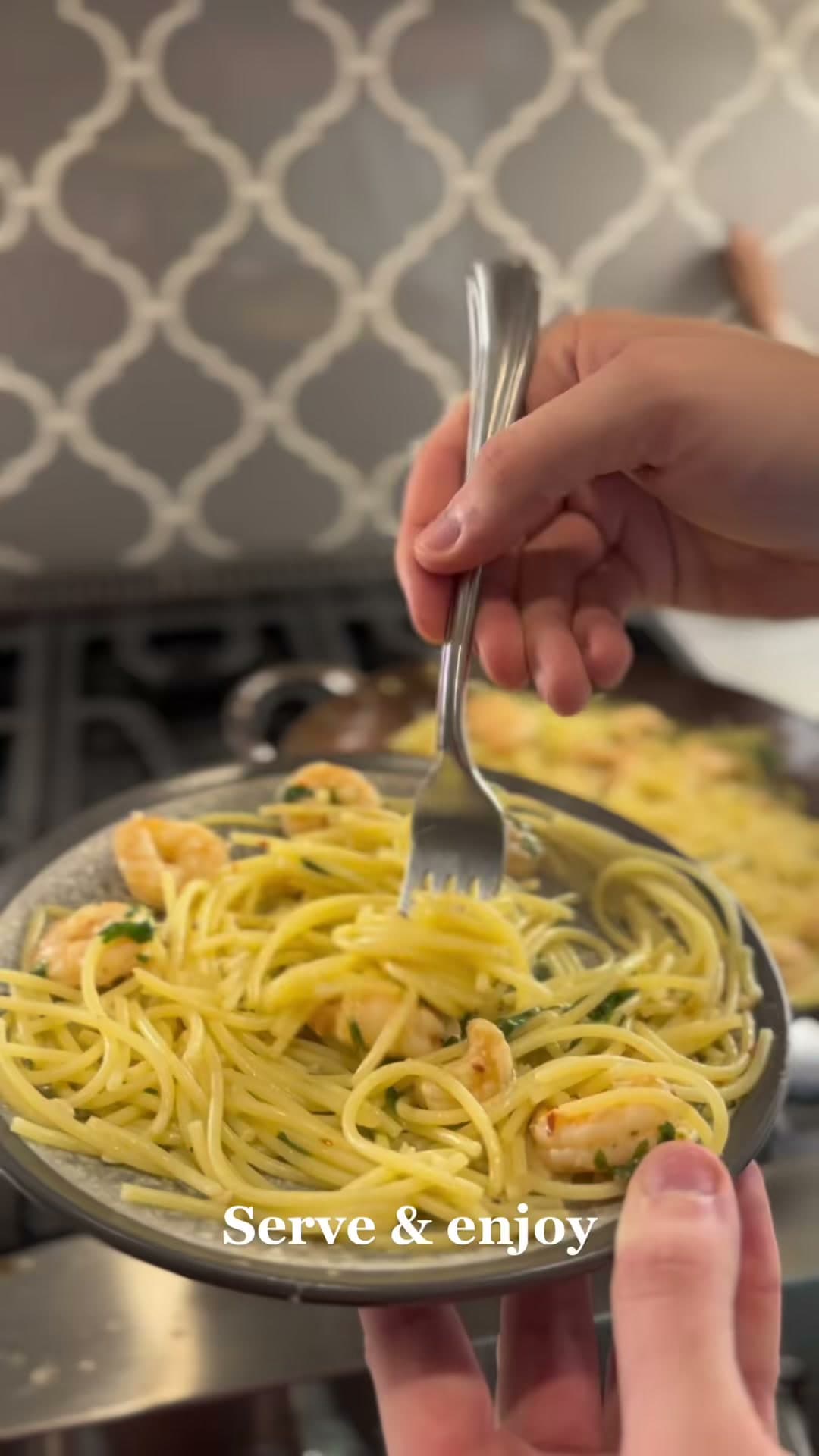 Shrimp Scampi Pasta