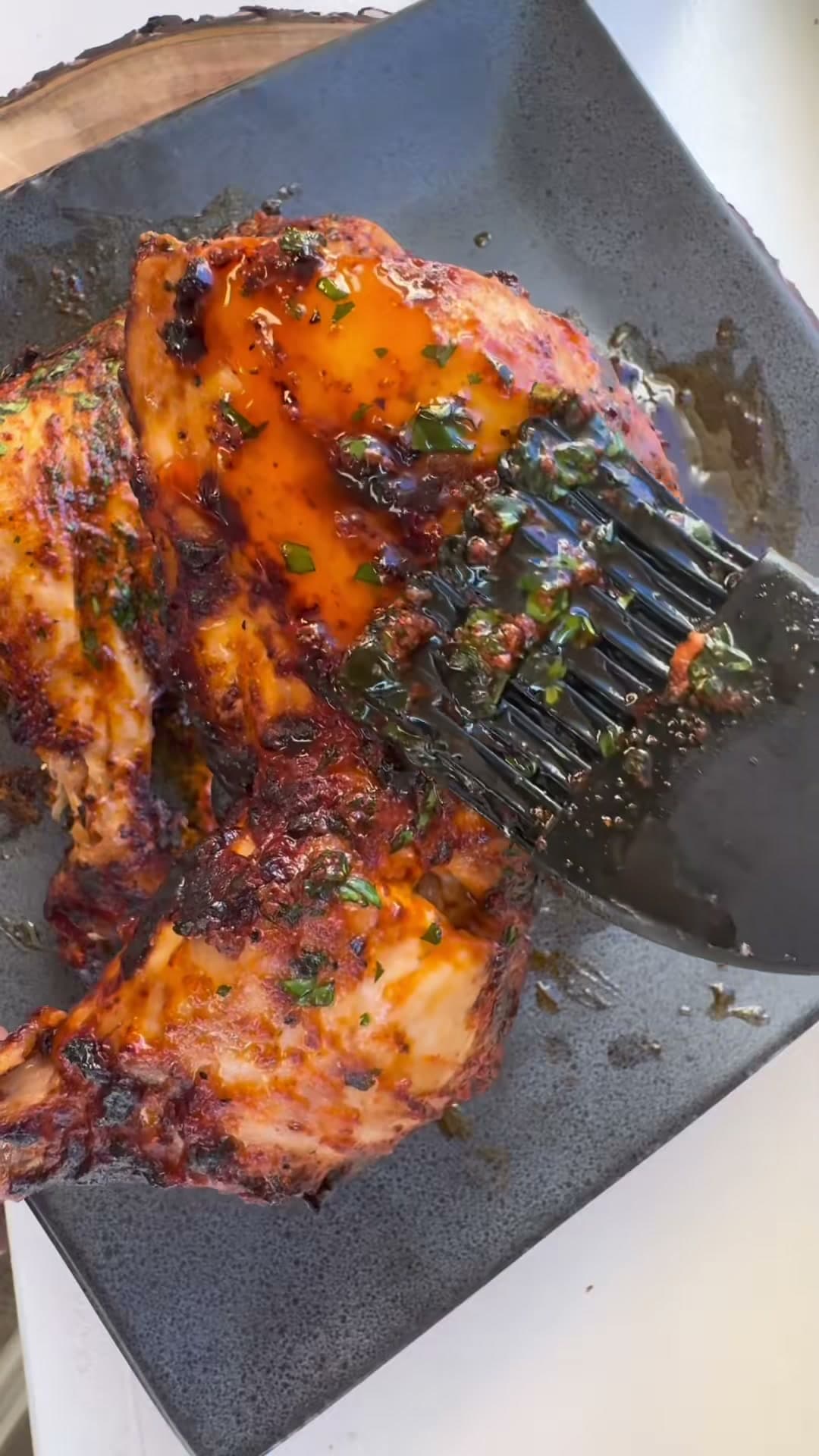 Juicy Mayonnaise Marinated Chicken Quarters