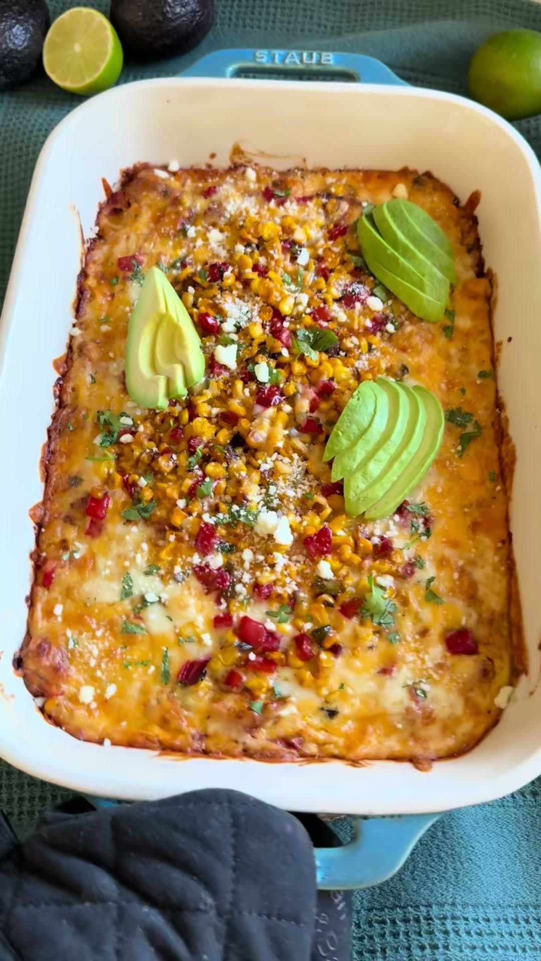 Mexican Street Corn Chicken Bake