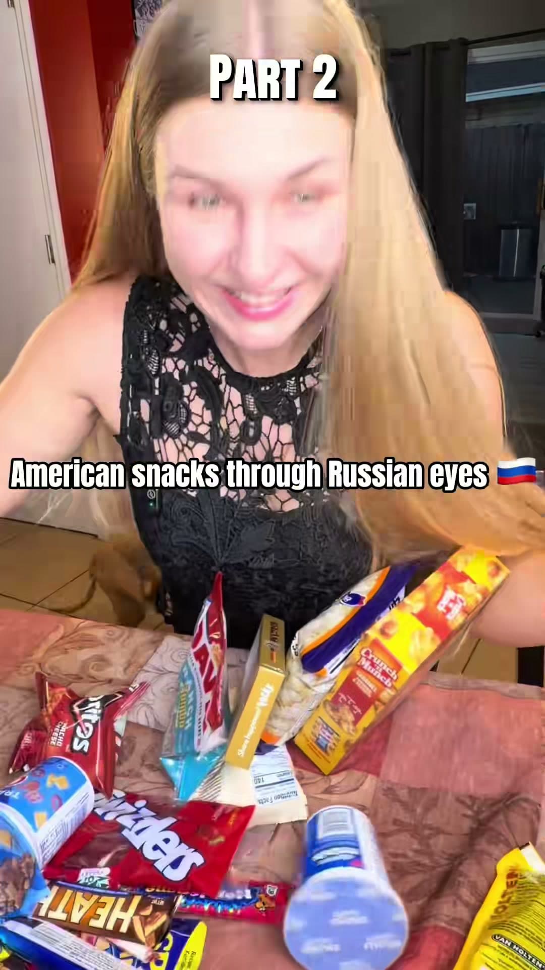 Russian Tries American Snacks