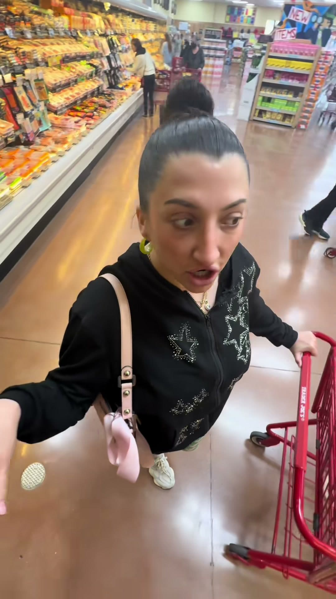Kim Kardashian's First Grocery Shopping Trip