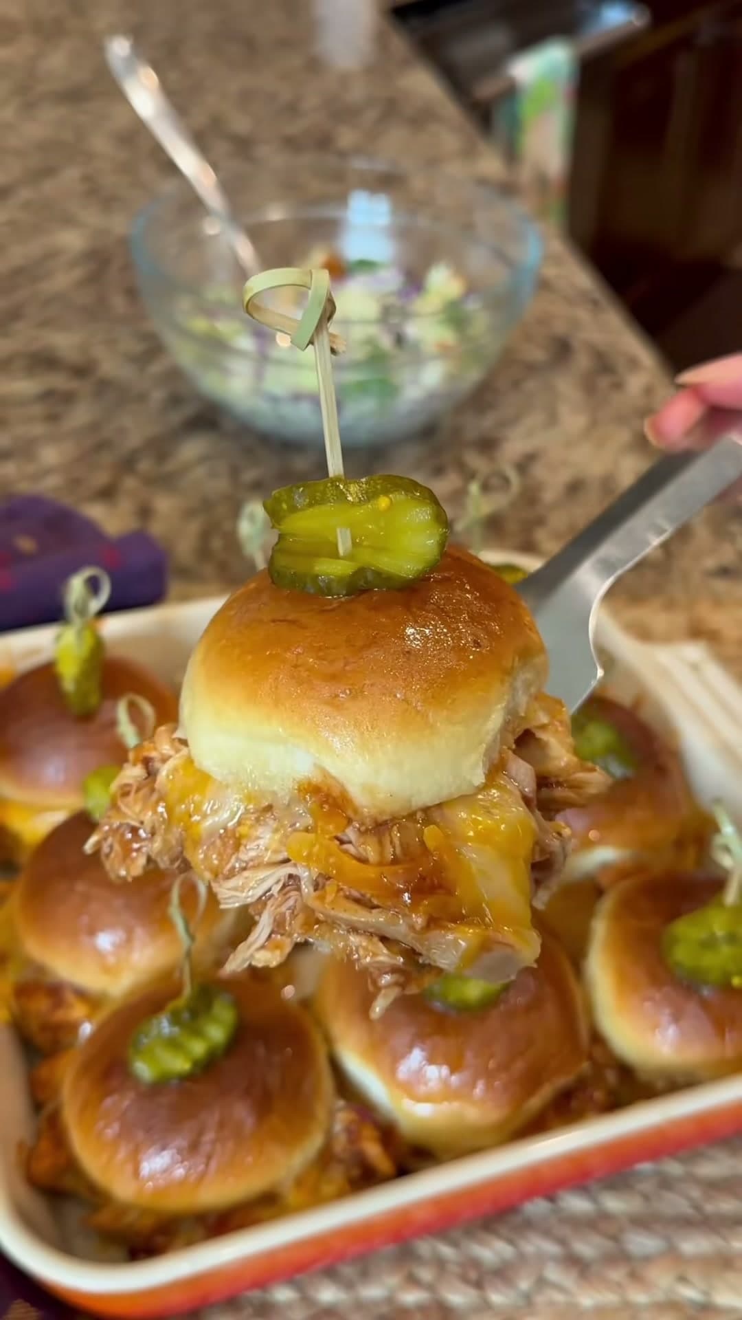 Barbecue Chicken Sliders