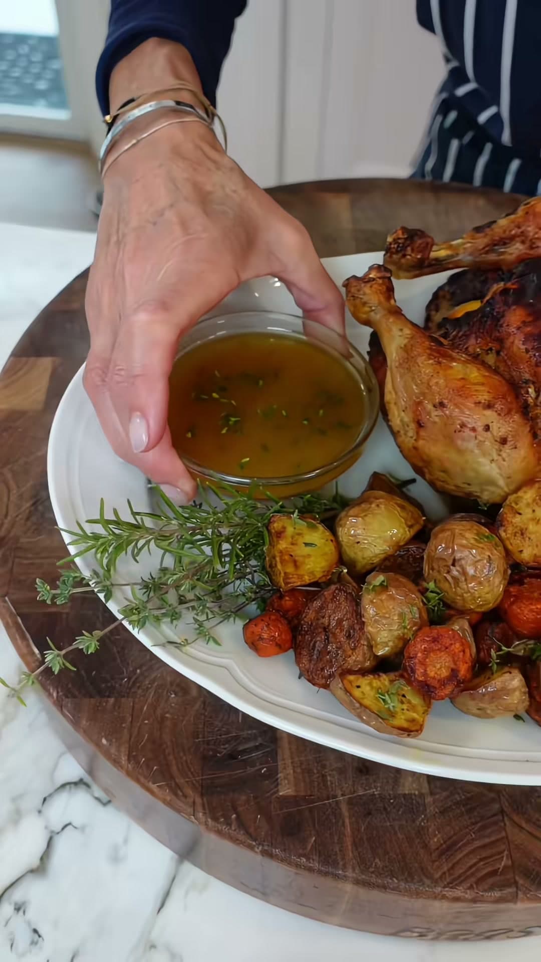 Roasted Whole Chicken with Vegetables