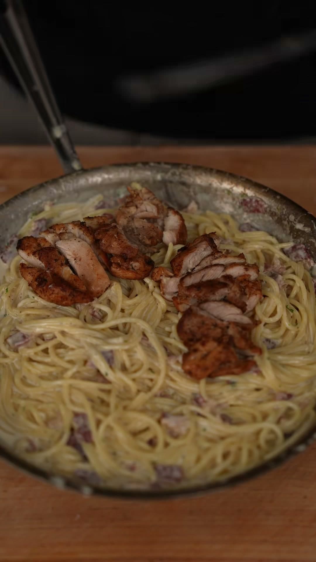 Chicken Bacon Ranch Pasta