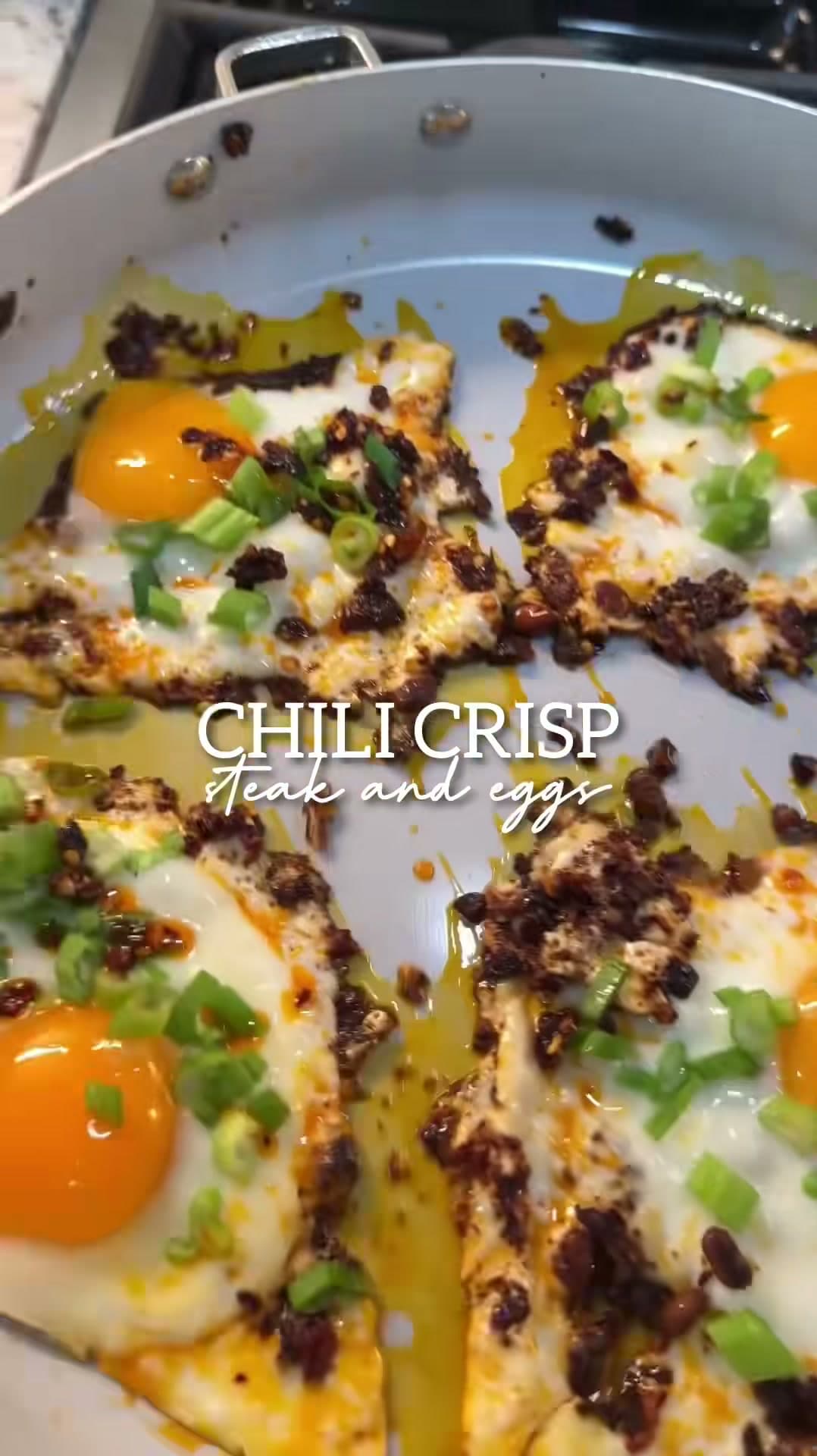 Chili Crisp Steak and Eggs