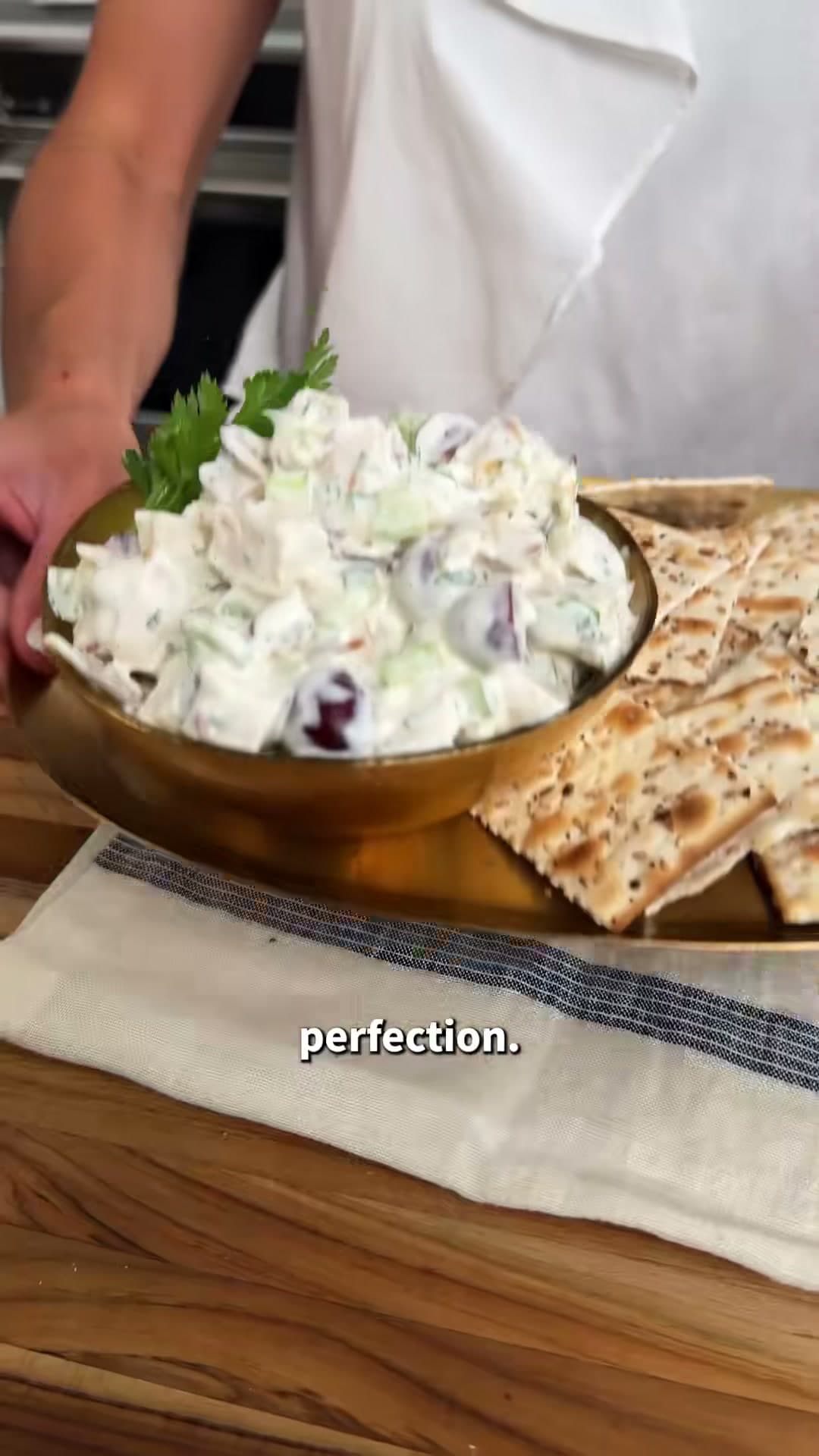 Chicken Salad with Whipped Cream
