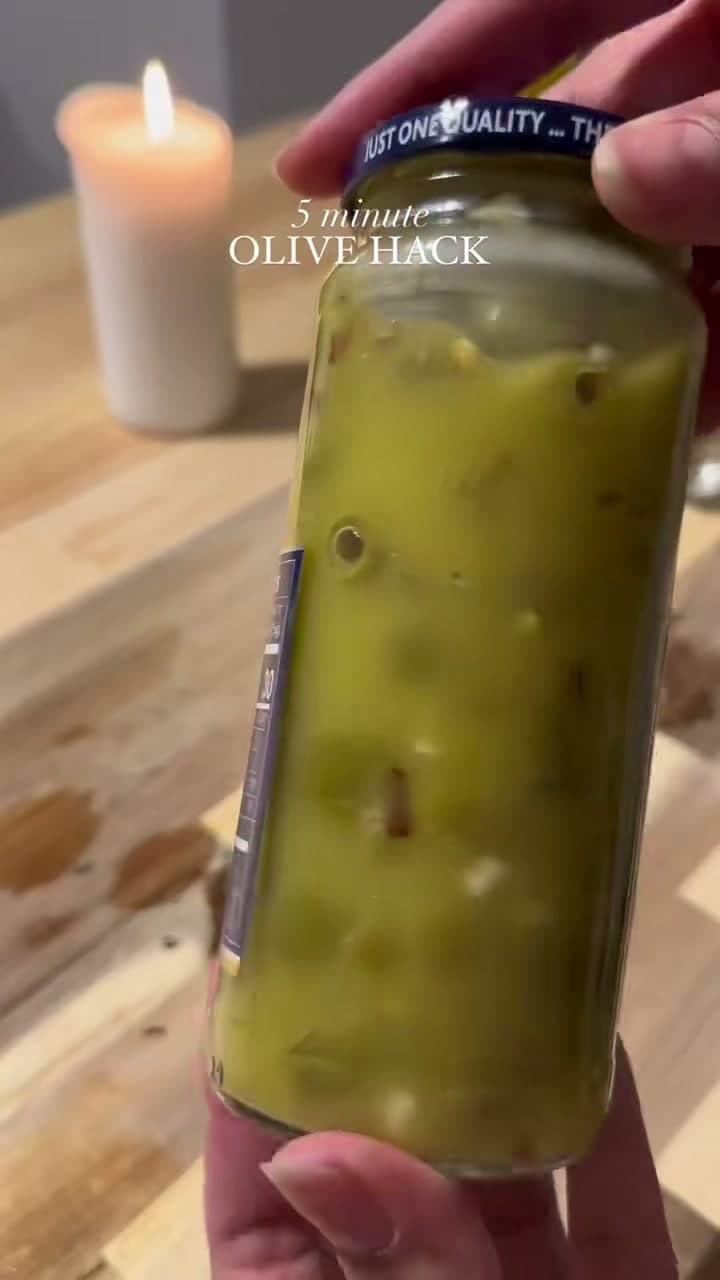 Quick Marinated Olives