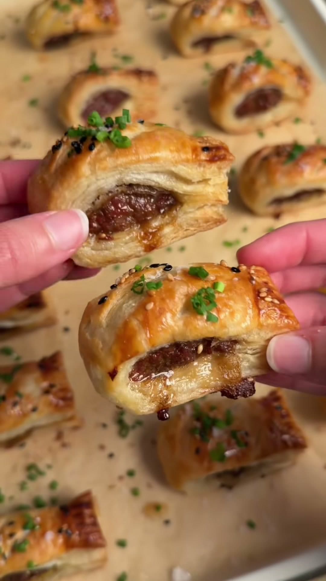 Puff Pastry Sausage Rolls
