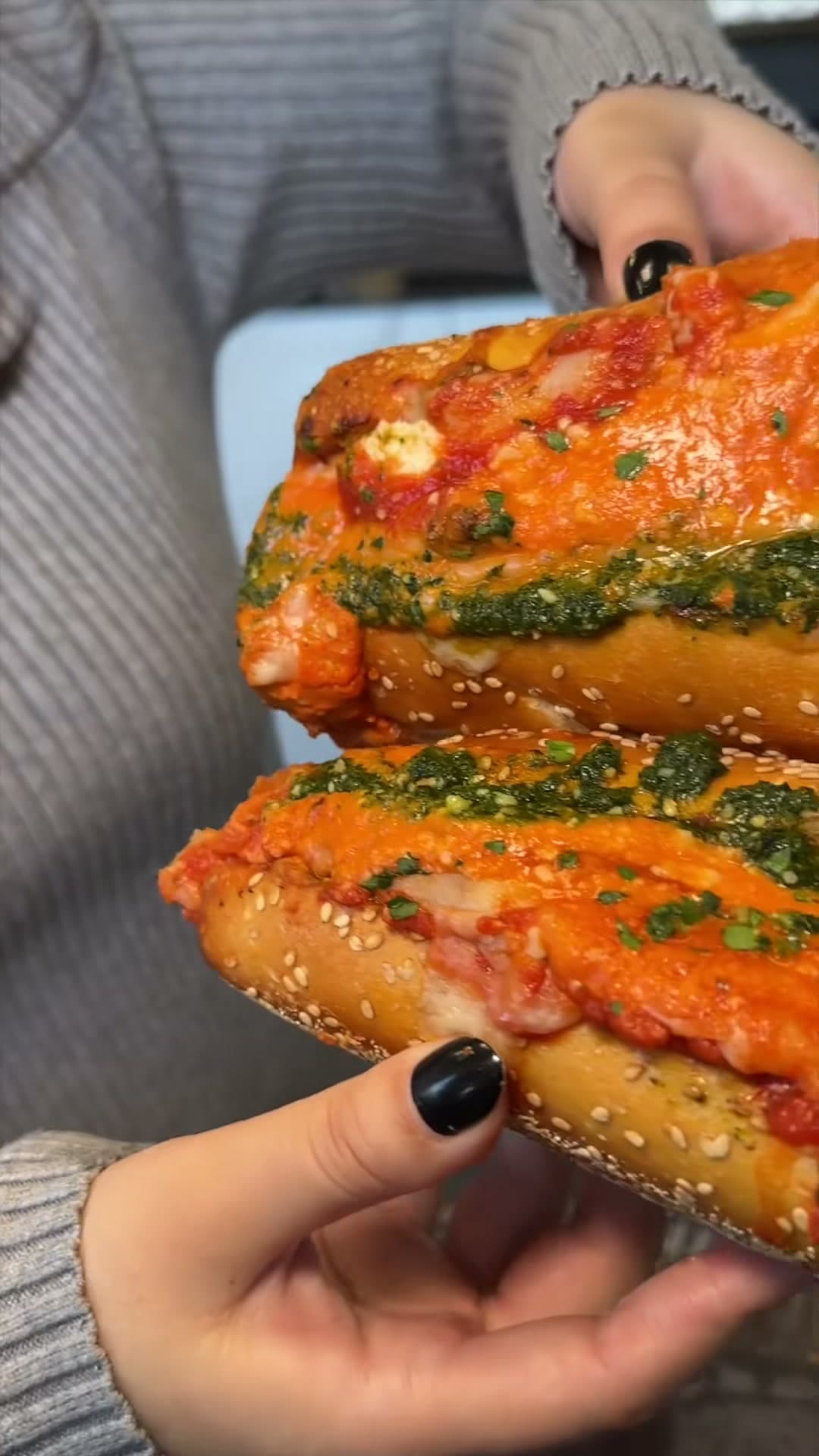 Tricolor Chicken Parmesan Sandwich