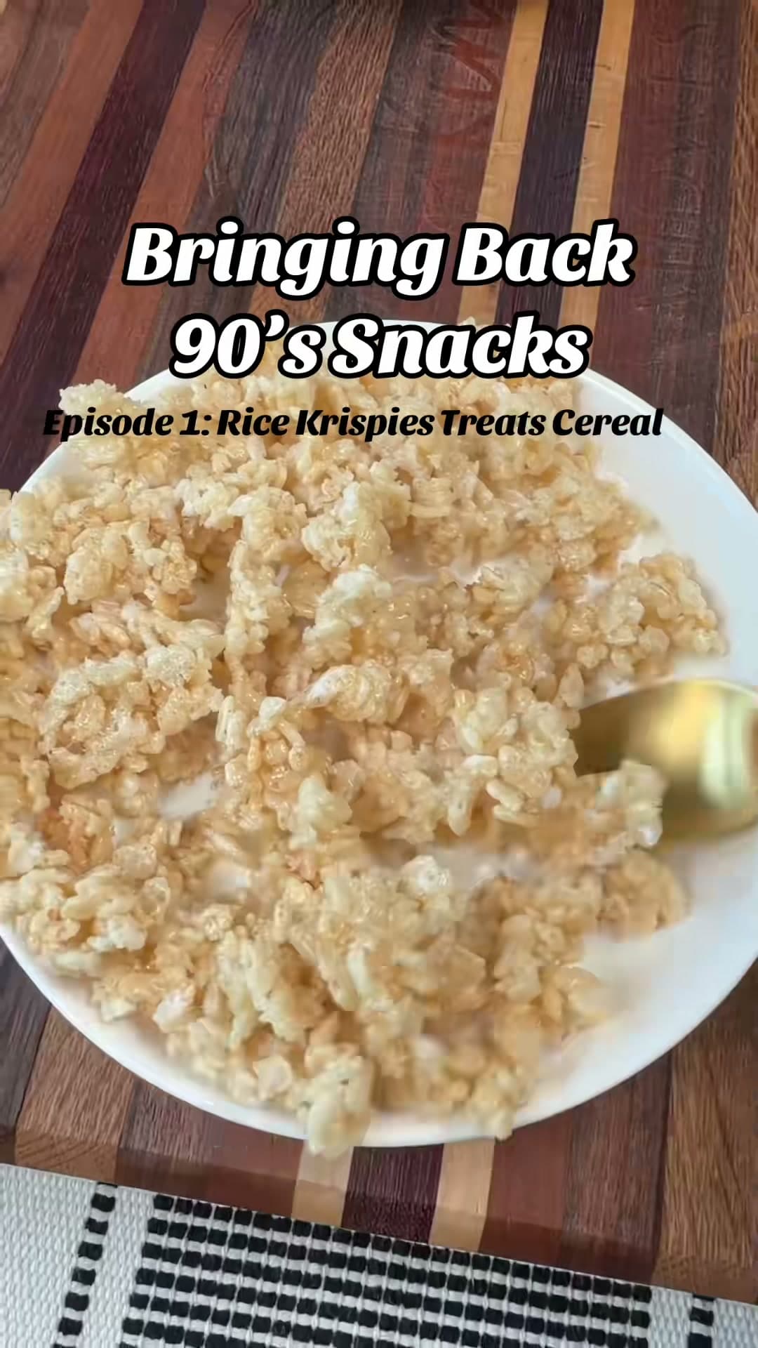 Homemade Rice Krispie Treat Cereal