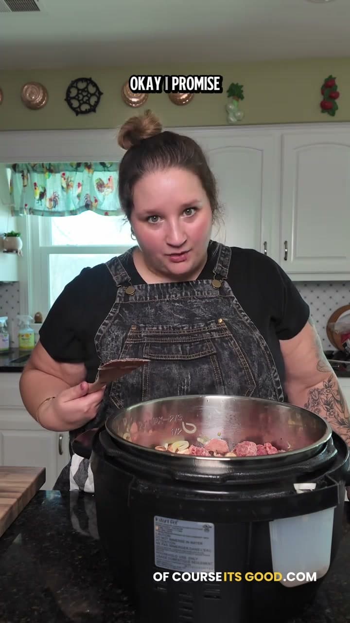 Pressure Cooker Beef Tips With Mushroom Gravy