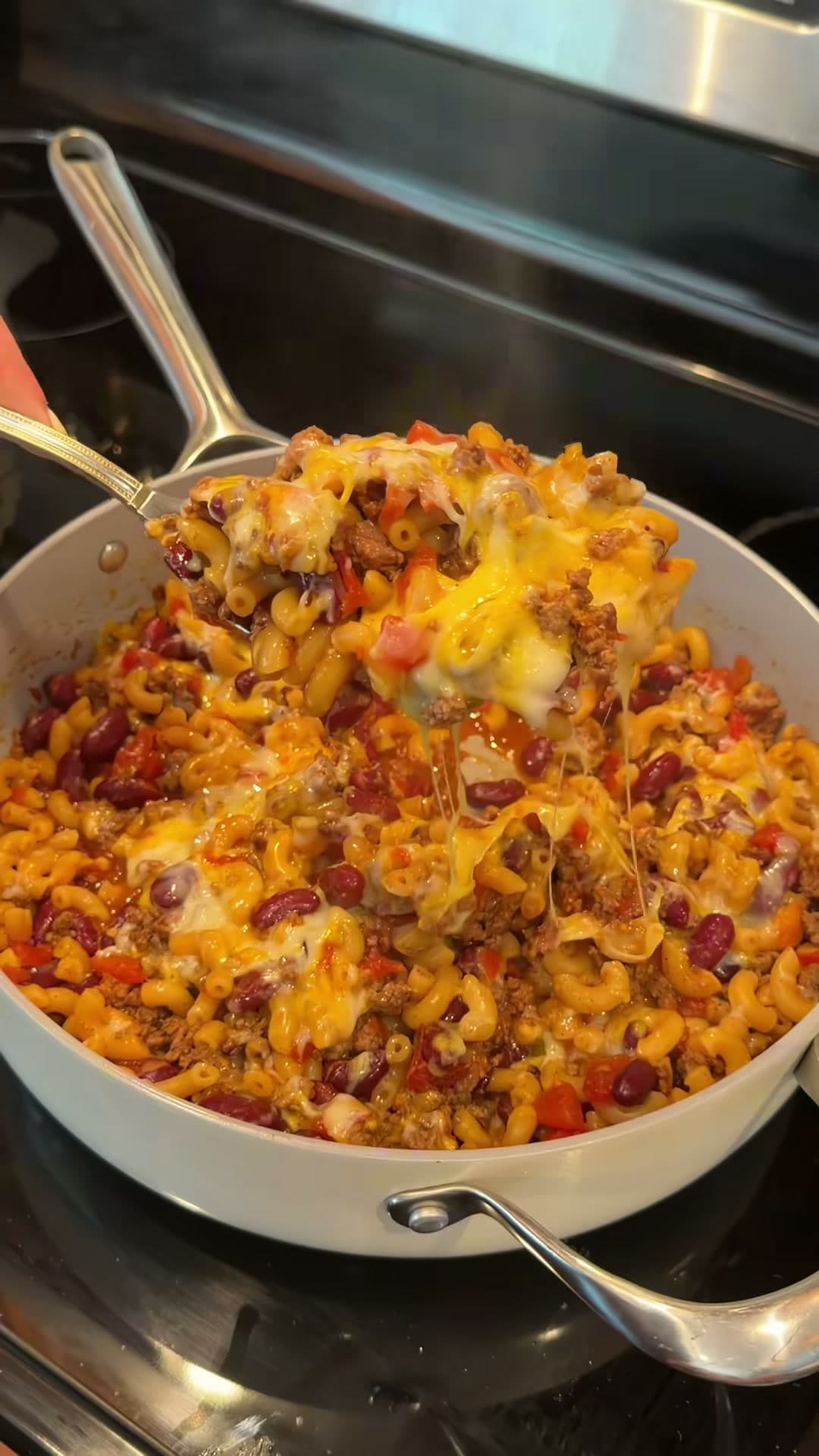 One Skillet Chili Mac