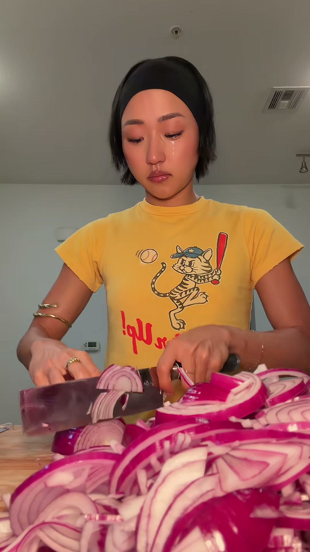 Sliced Red Onions