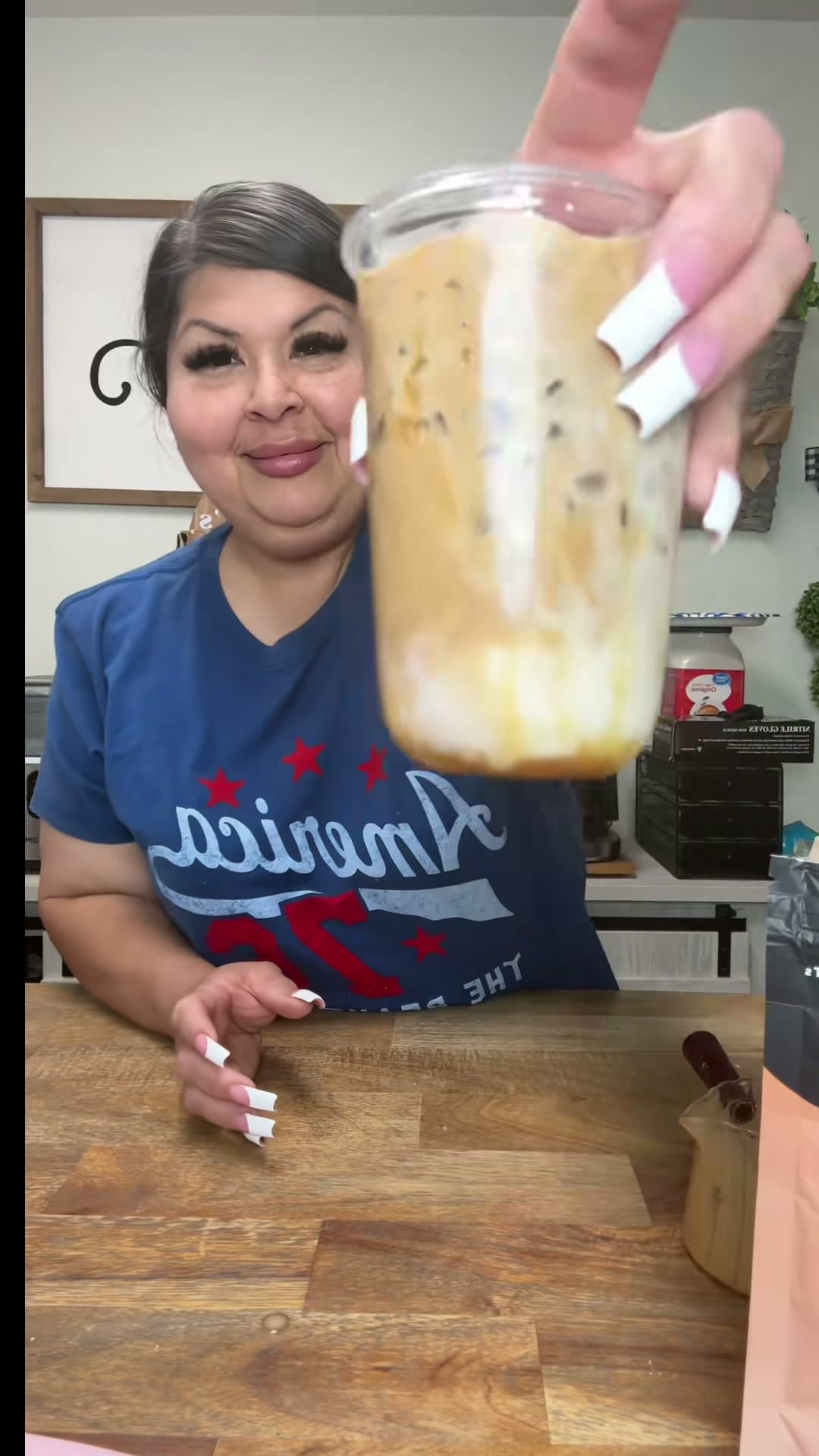 Iced Caramel Protein Coffee