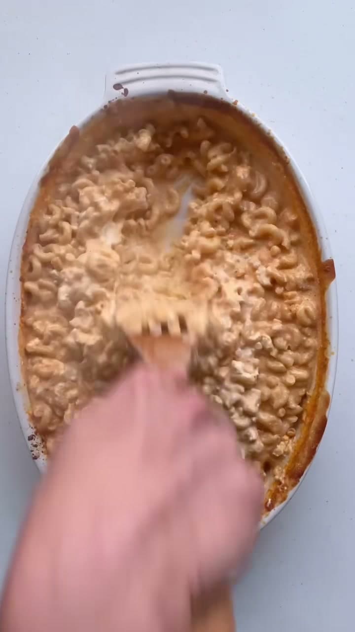 Baked Buffalo Chicken Feta Pasta