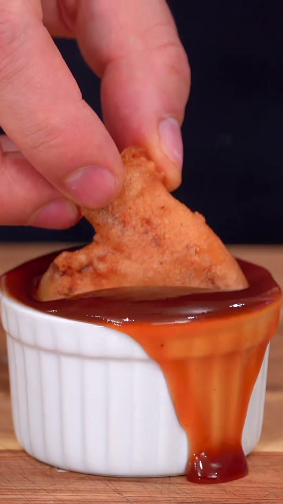 Crispy Chicken Nuggets with Sweet and Sour Sauce