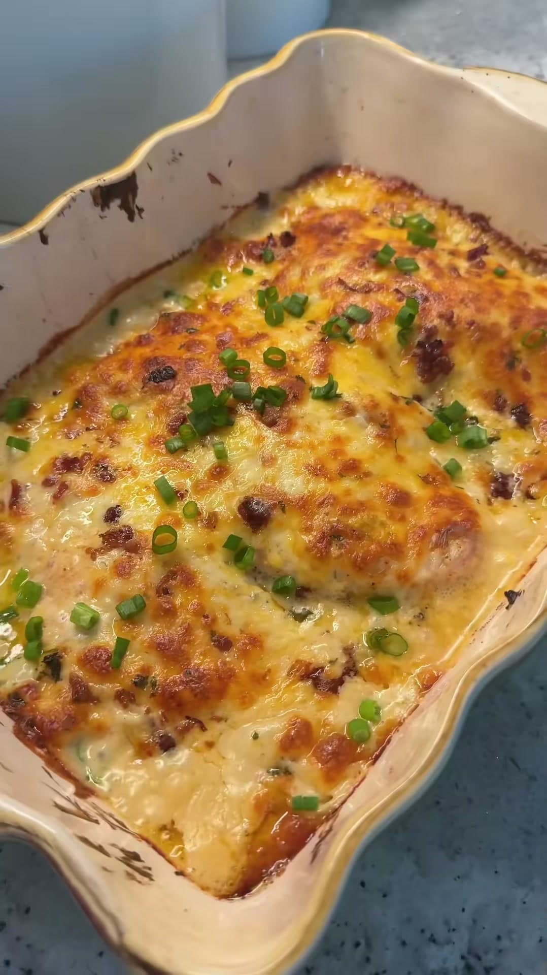 Bacon Ranch Chicken Bake