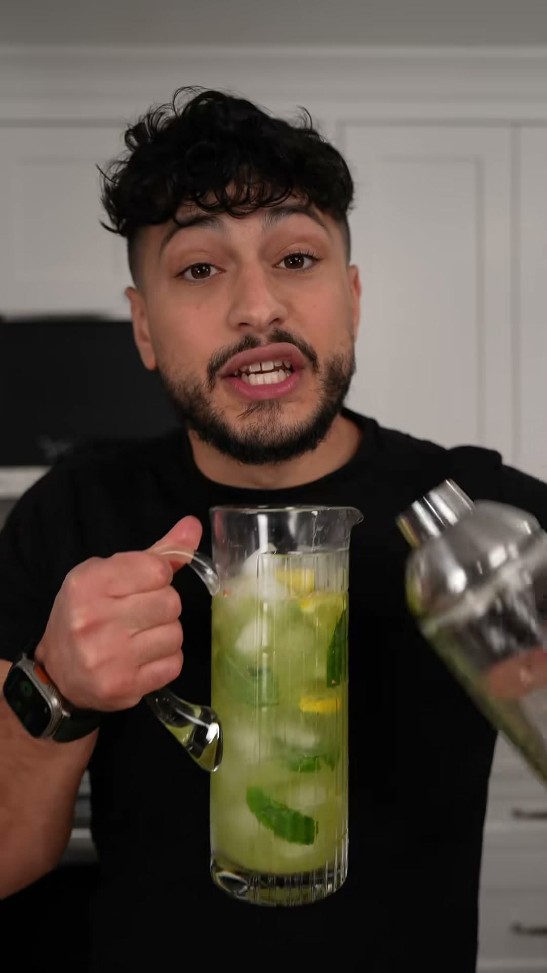 Blended Lemon Mint Drink