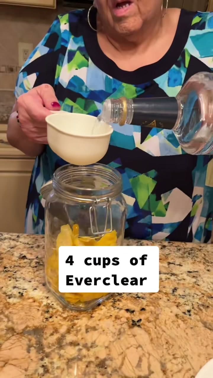 Homemade Italian Limoncello Liqueur