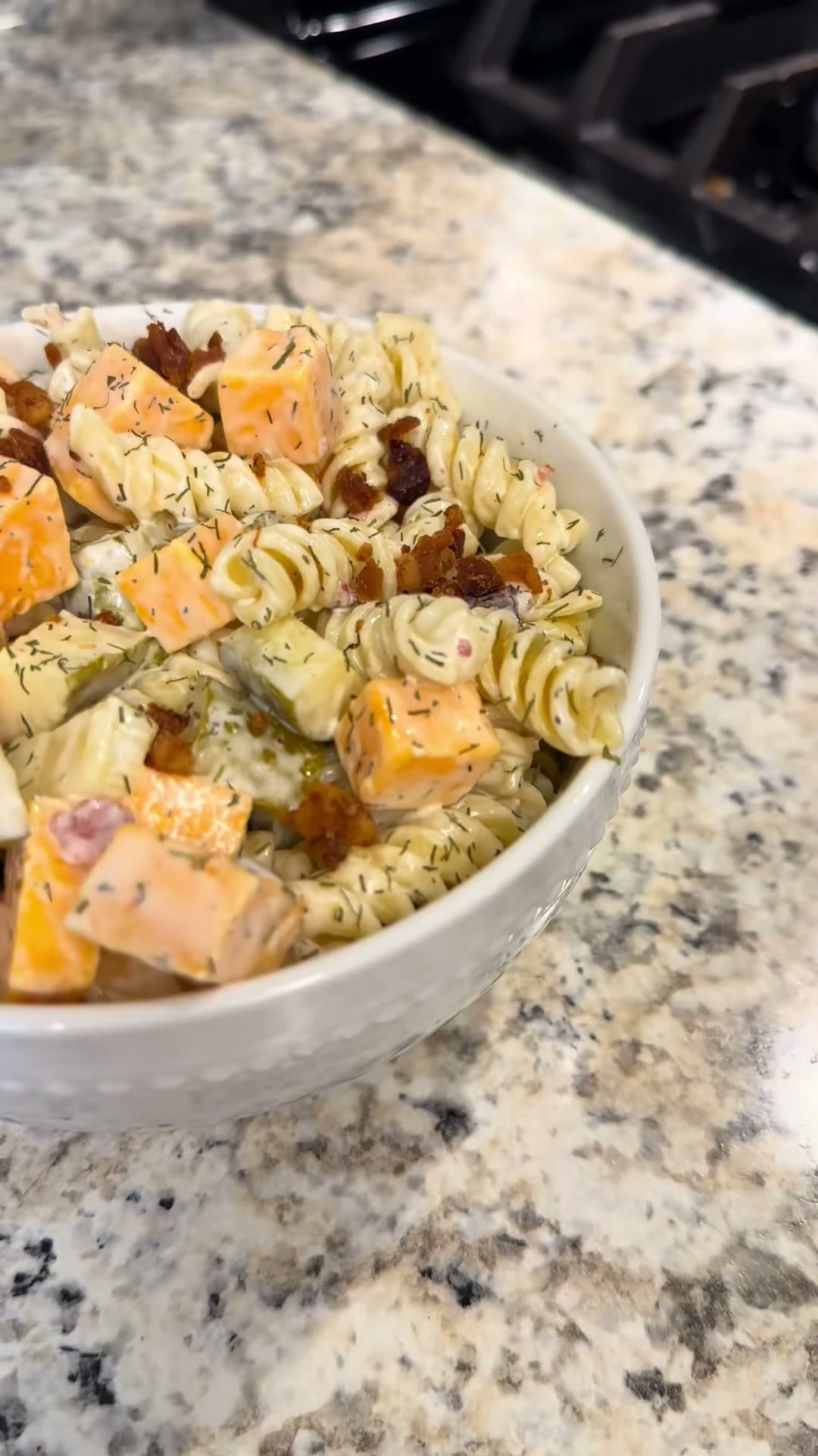 Dill Pickle Pasta Salad