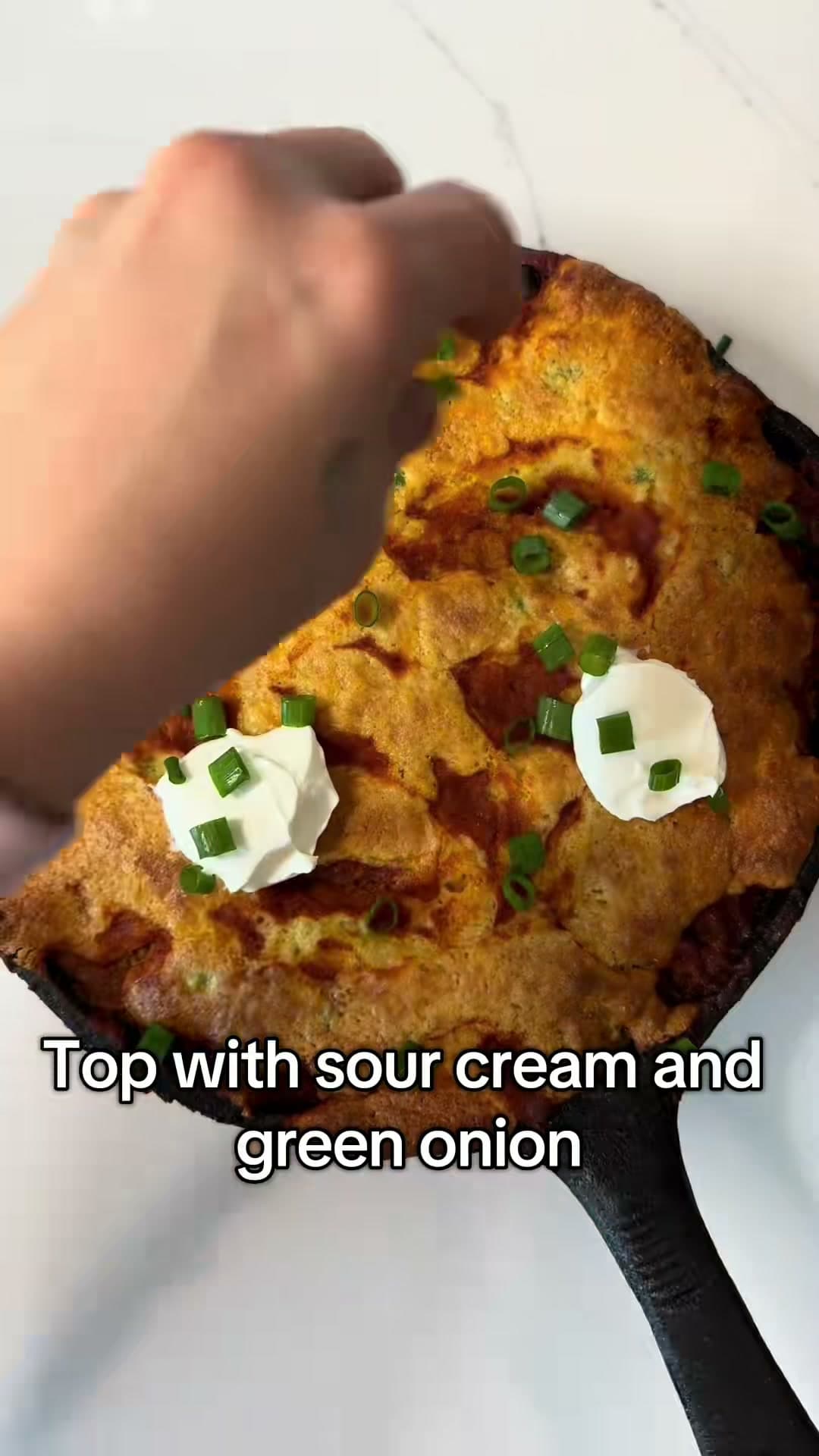Chili Cornbread Skillet