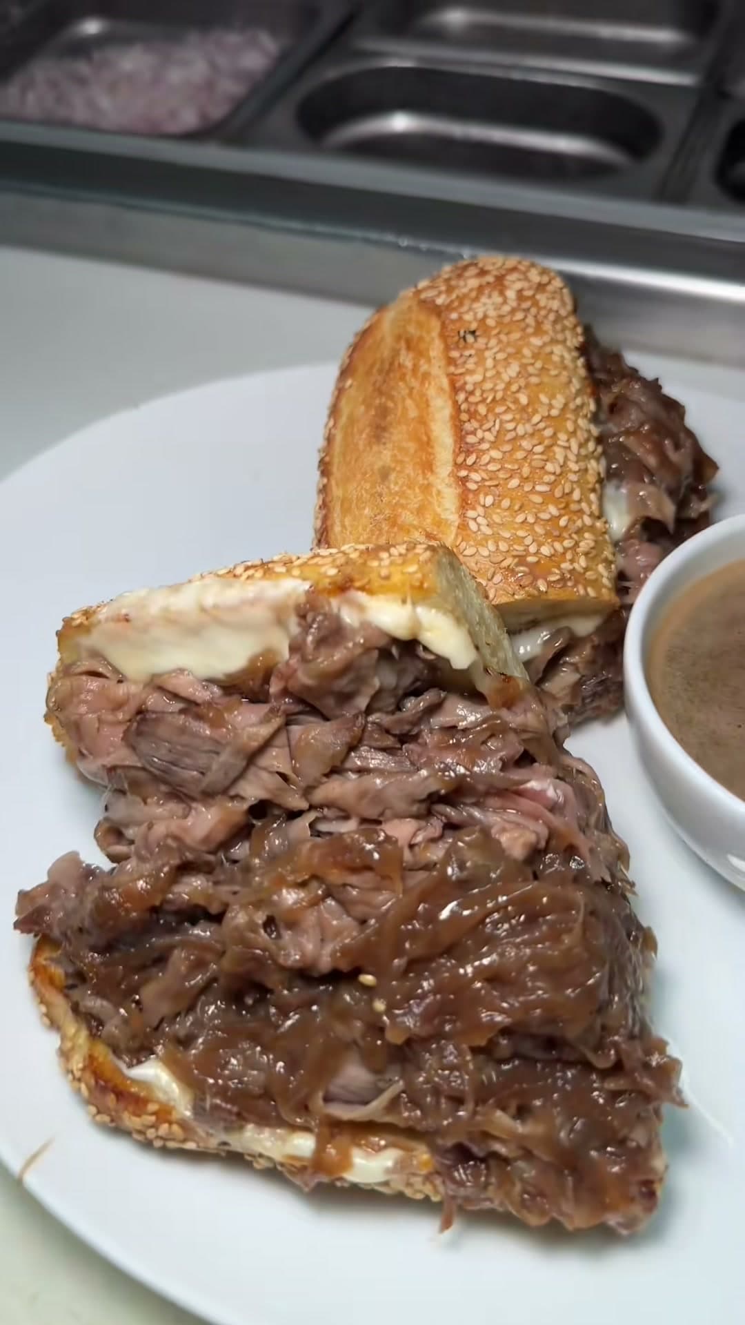 Prime Rib French Dip Sandwich