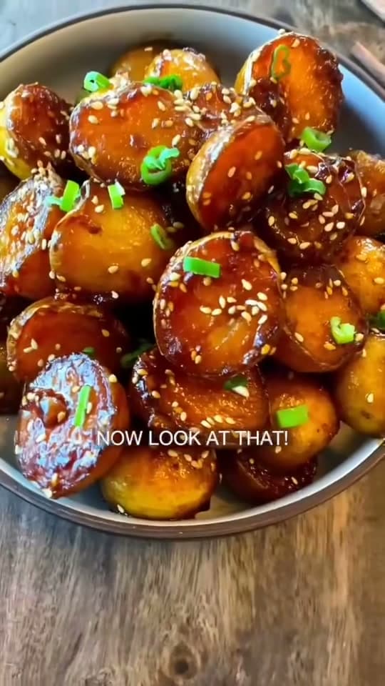Honey Garlic Potatoes