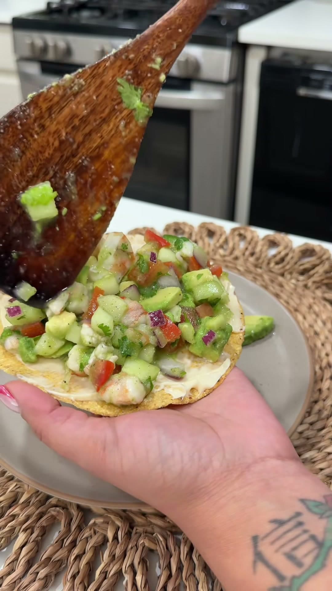Shrimp Ceviche with Salsa Verde
