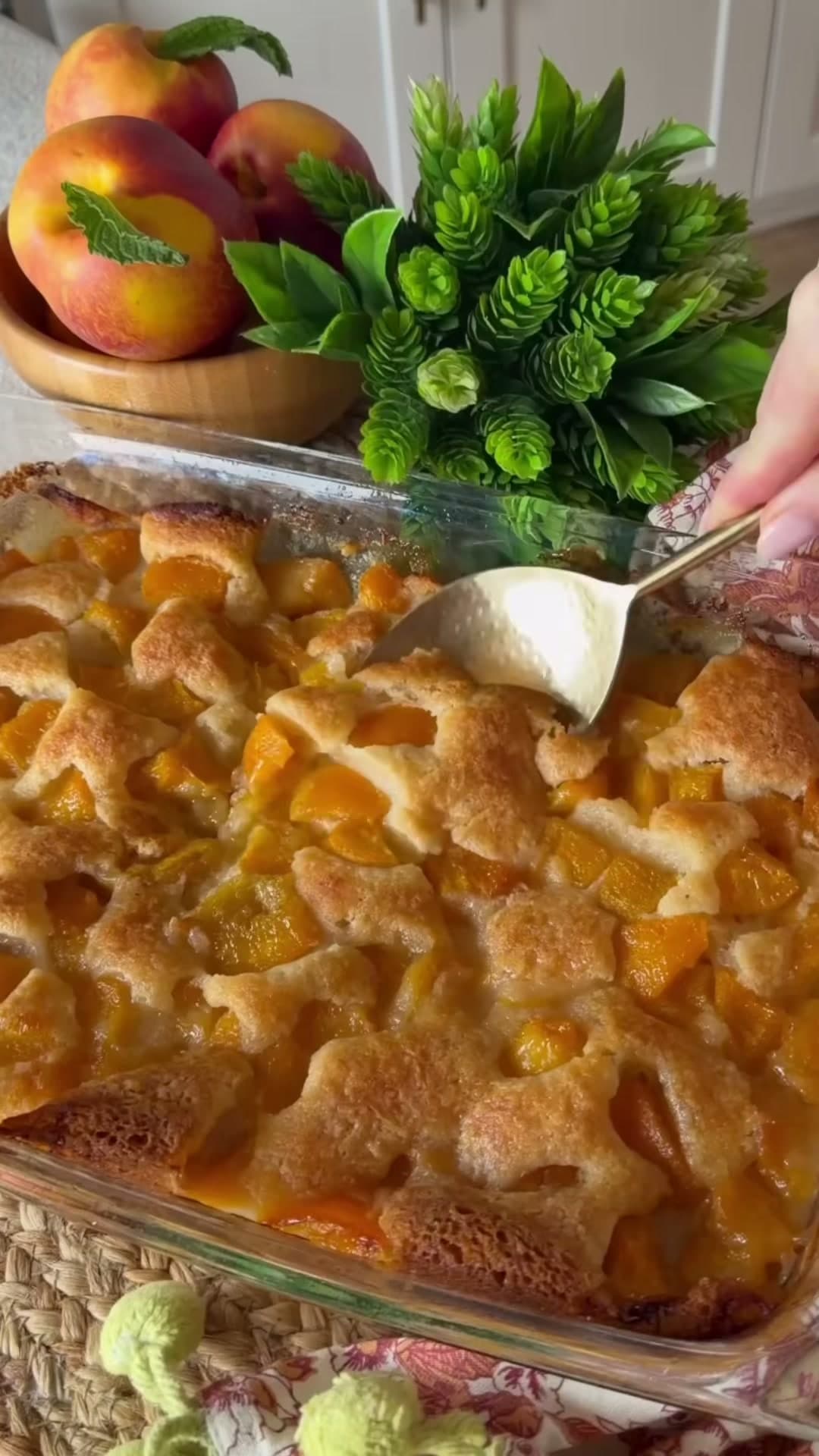 Easy Peach Cobbler