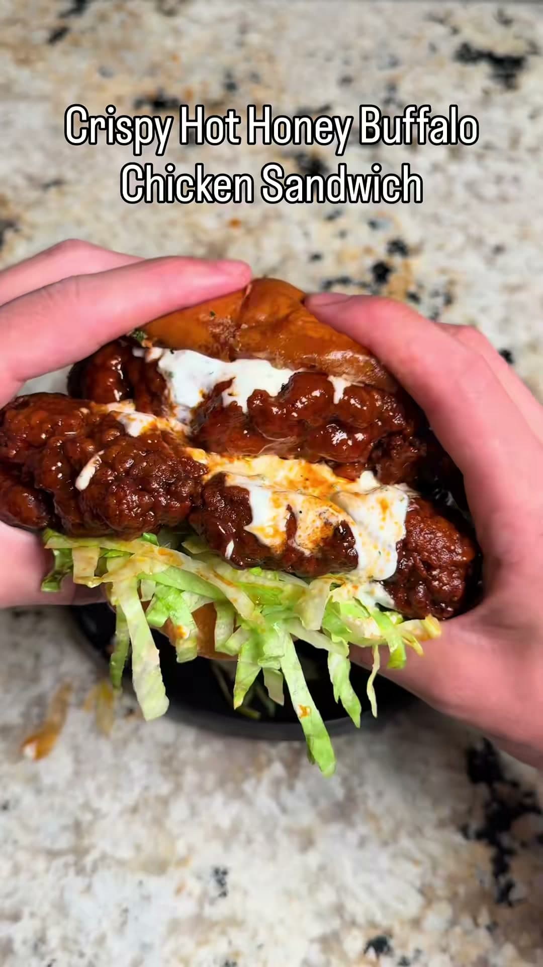 Crispy Hot Honey Buffalo Chicken Sandwich