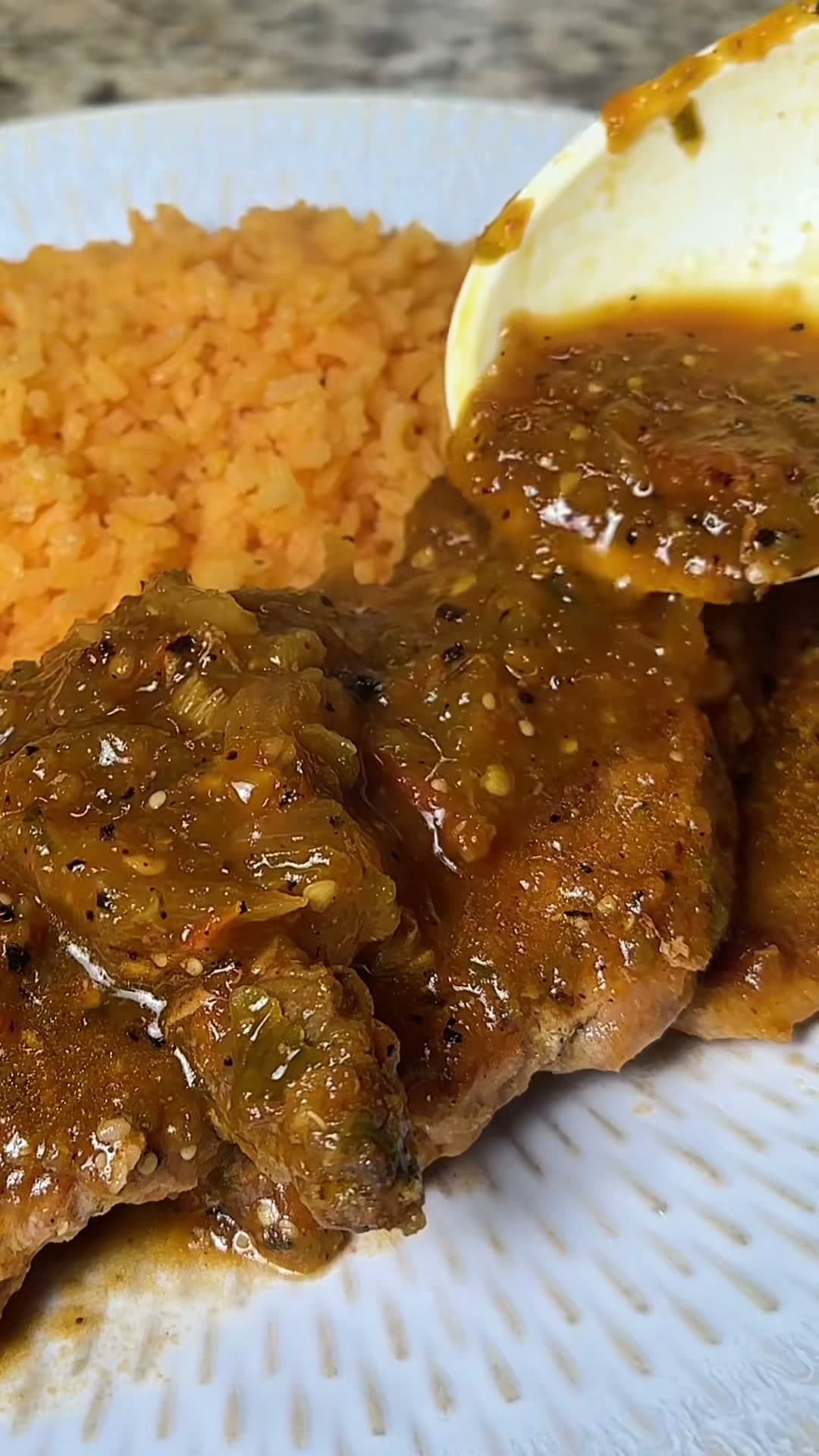 Pork Chops in Roasted Salsa