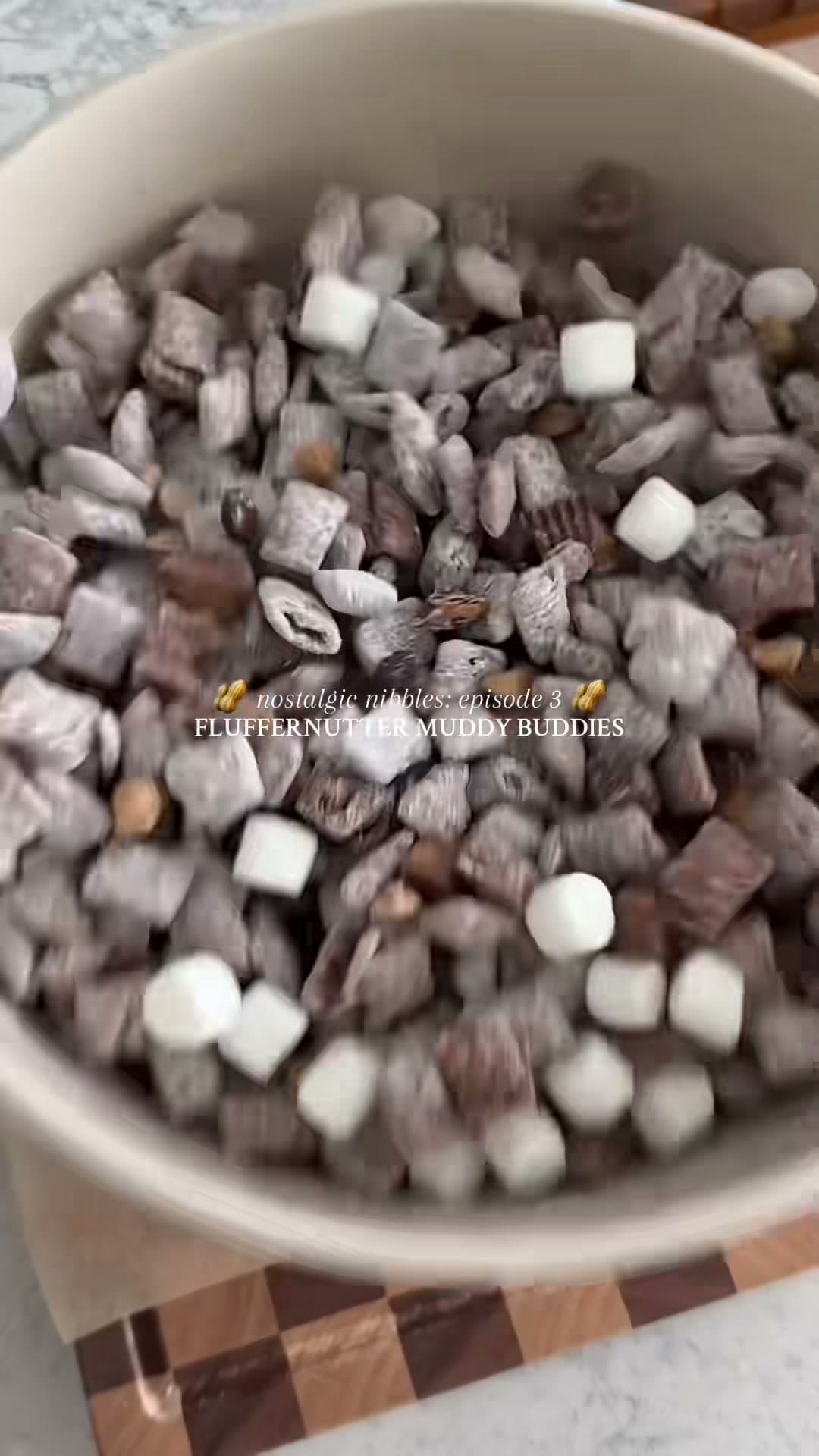 Fluffernutter Muddy Buddies