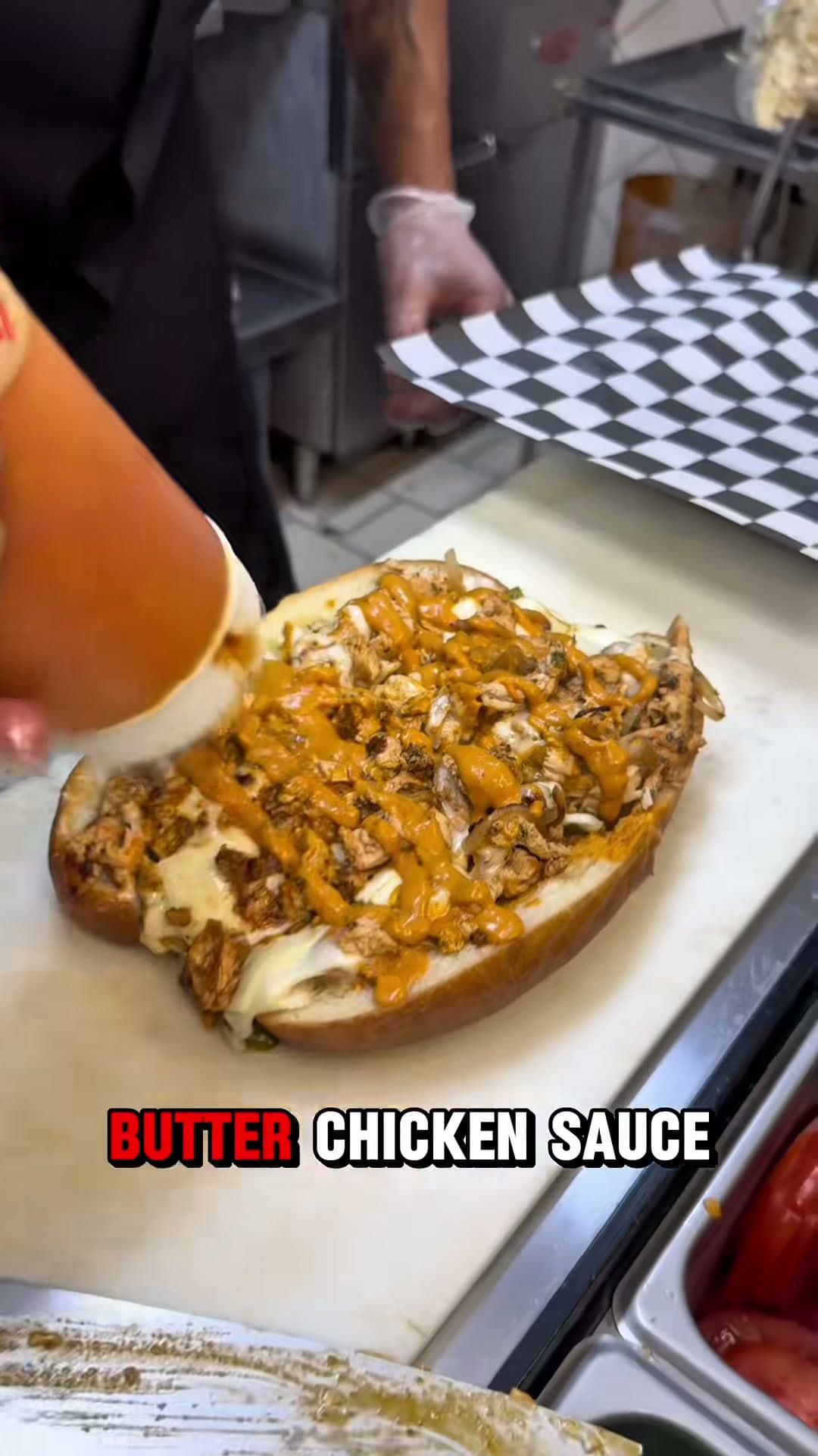 Butter Chicken Cheesesteak