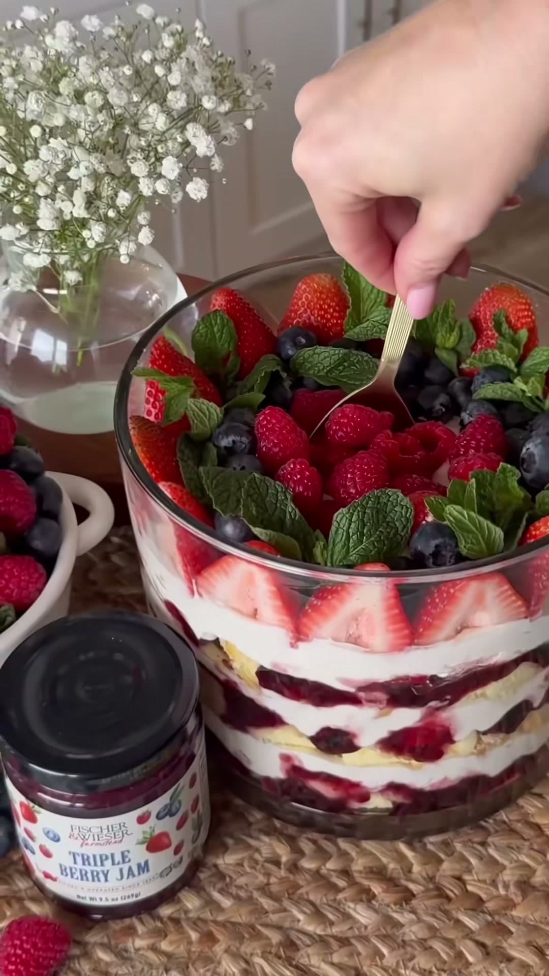 Berry Trifle