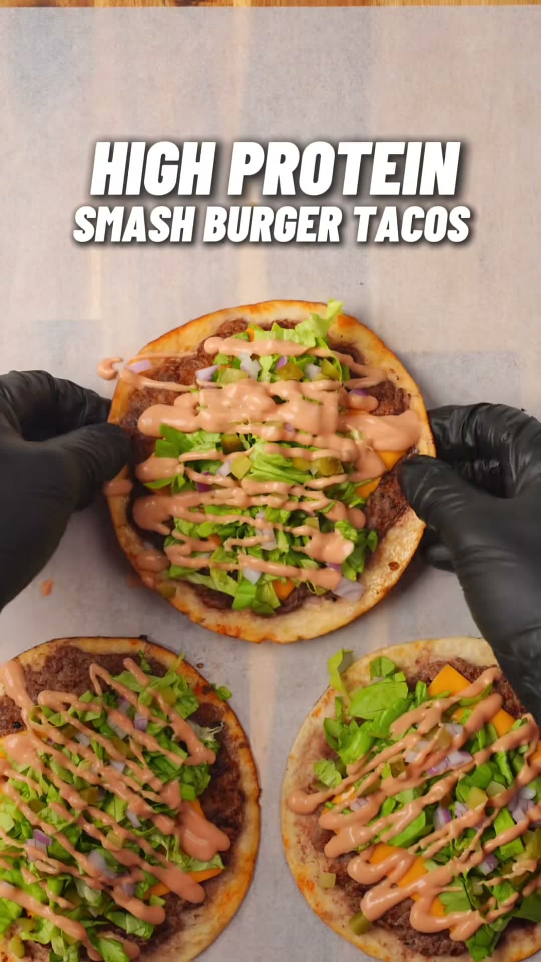 Smash Burger Tacos