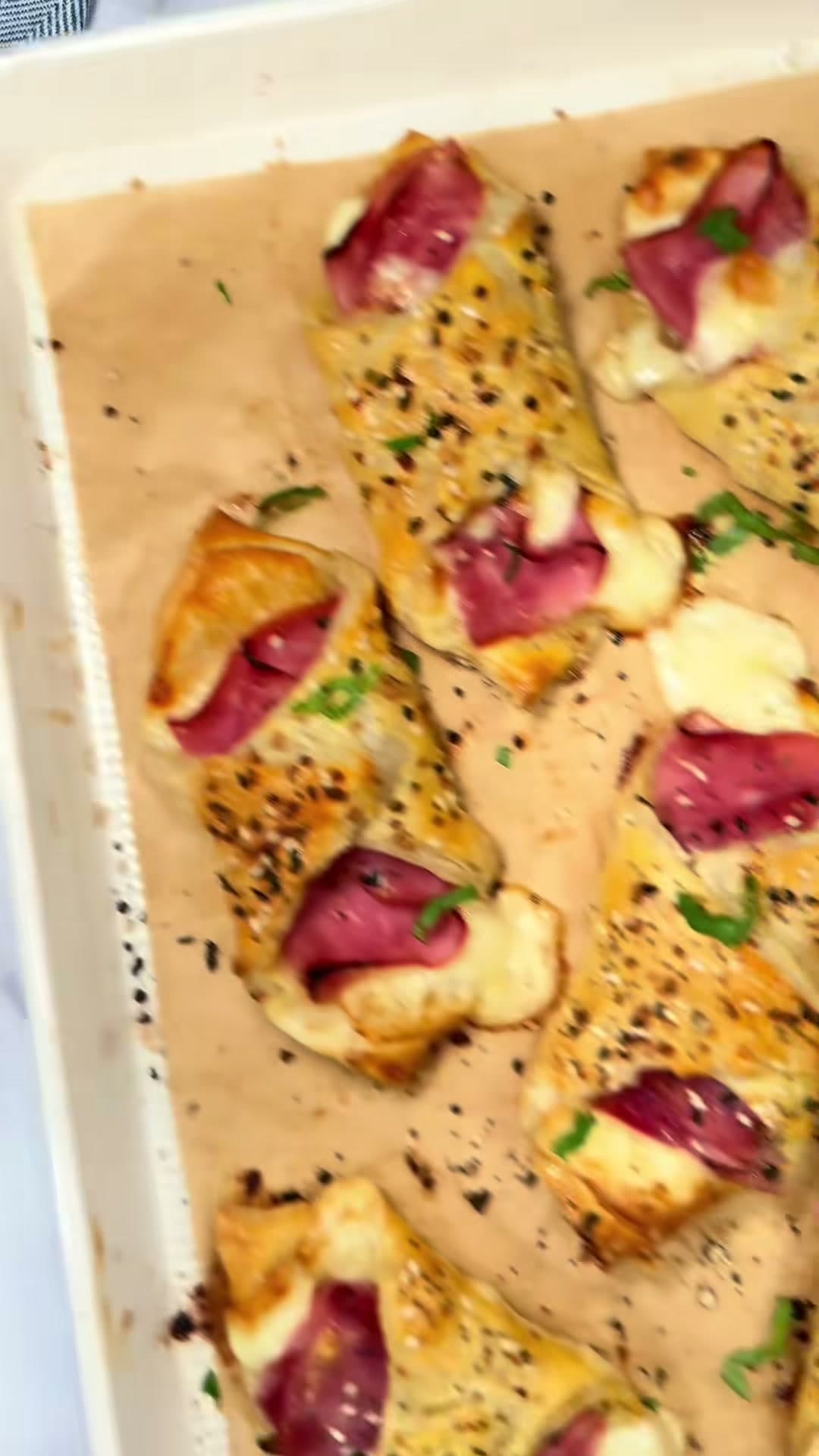 Ham and Cheese Puff Pastries