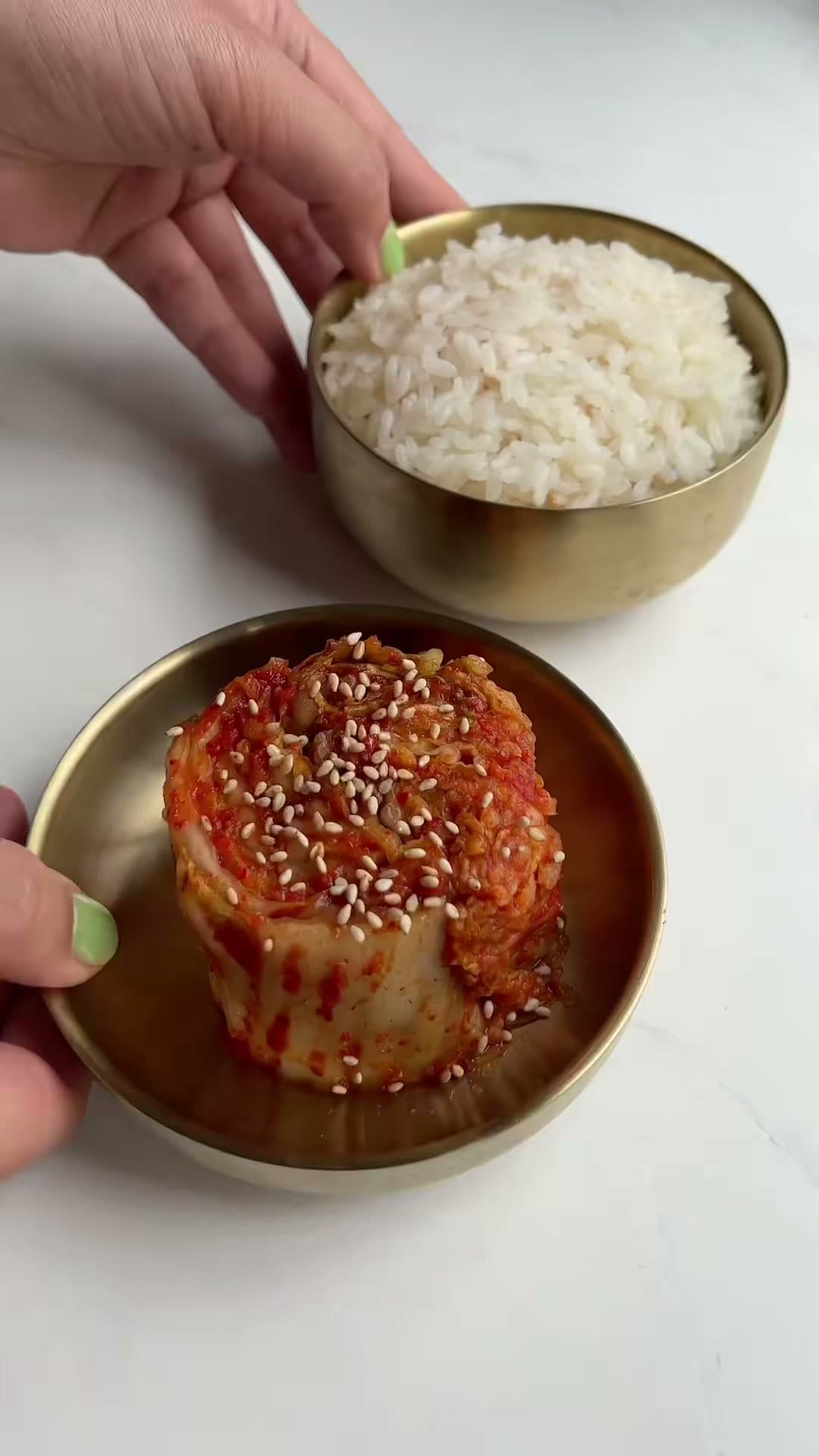 Homemade Napa Cabbage Kimchi